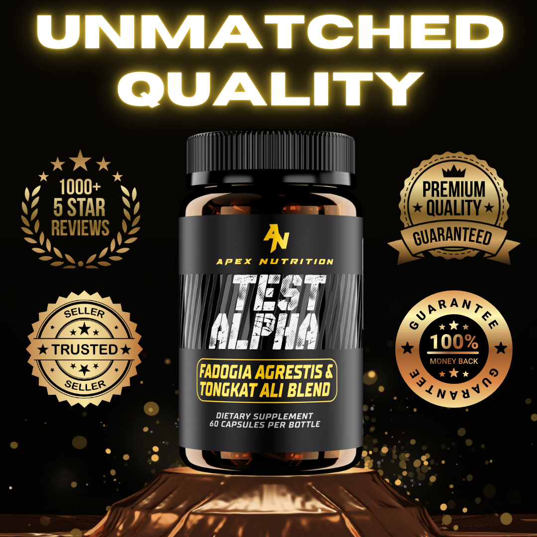 Test Alpha - Fadogia Agrestis & Tongkat Ali Testosterone Booster For Men - Apex Nutrition