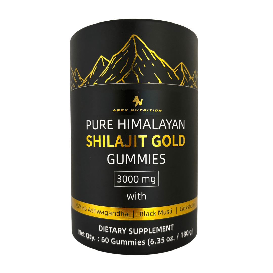 Himalayan Shilajit Gold Gummies – Focus & Energy Booster - Apex Nutrition