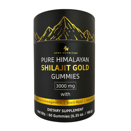 Himalayan Shilajit Gold Gummies – Focus & Energy Booster - Apex Nutrition